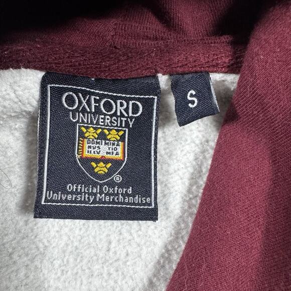 Oxford University Hoodie Sweatshirt Men’s Small Collegiate Pullover Gray - Picture 3 of 5